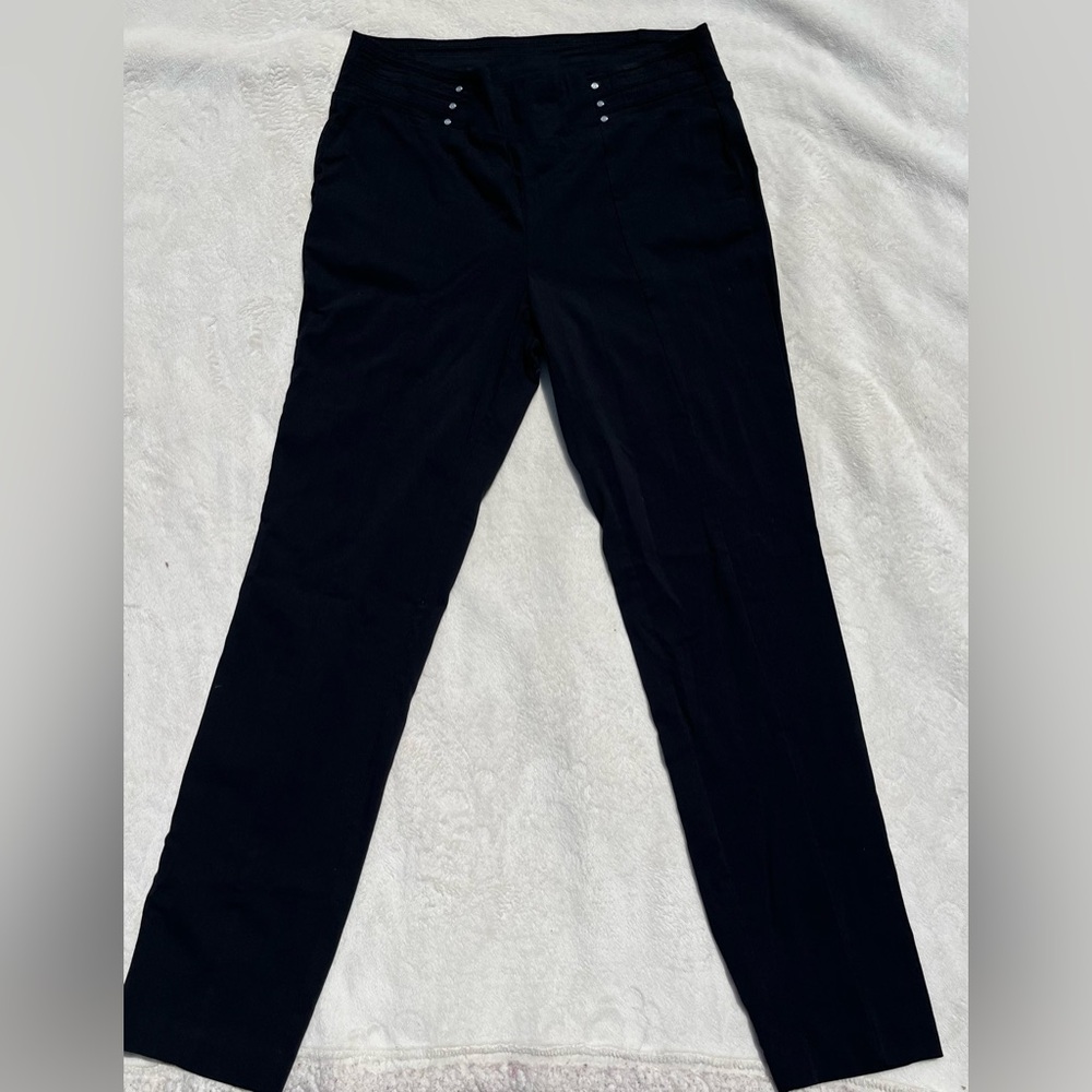 Rafaella Women’s Classic Black Pull On Dress Pants